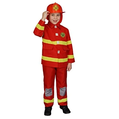 Afbeelding van Dress Up America Brandweerman kostuum set voor jongens luxe brandweerkostuum kinderen