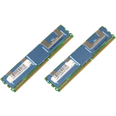 Afbeelding van CoreParts (2x ), DDR2 geheugenmodule GB ECC (2 x 1GB), RAM Modelspecifiek, Groen