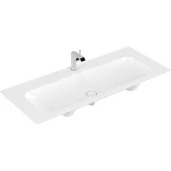 Afbeelding van Villeroy &amp; Boch Finion inbouw meubelwastafel stone white ceramic+ (120
