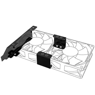 Afbeelding van Akasa PCI Slot Bracket for Mounting One/Two 80 or 92 mm Fans