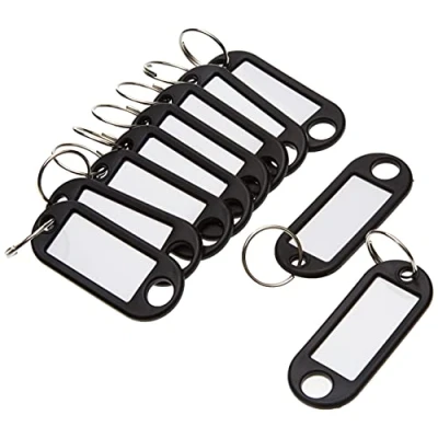 Afbeelding van Werner Dorsh Waytex sleutelhanger, 18mm, zwart, 10 stuks