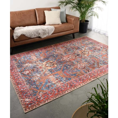 Afbeelding van Vintage Tapijt/Vloerkleed Fade Opulence Rood 140x200 Cm