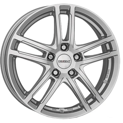 Afbeelding van DEZENT 5 gat 15duim 105mm lichtmetalen Velg TZ briljant zilver geschilderd TTZKASA37E