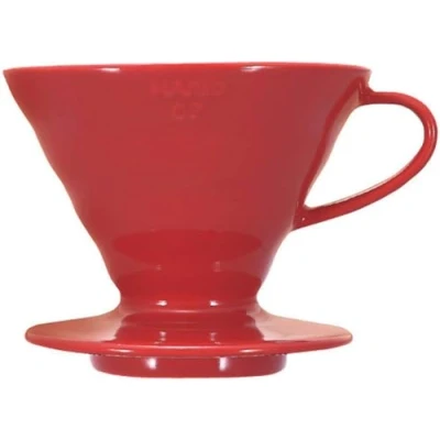 Afbeelding van HARIO V60 Dripper 02 Size Keramiek Rood