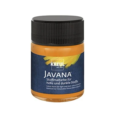 Afbeelding van Javana oranje textielverf 50ml Voor licht en donker gekleurd textiel