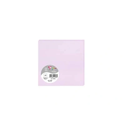 Image de Paquet de 25 cartes simples Pollen 135x135mm Lilas 210g