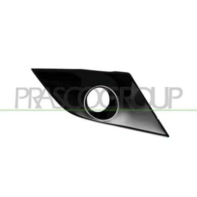 Afbeelding van PRASCO MZ6042113 Bumper Grill met gat(en) voor mistlampen Rechts Glanzend