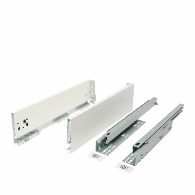 Afbeelding van Zelfbouwlade Strong Max Softclose, ladehoogte 121 mm wit
