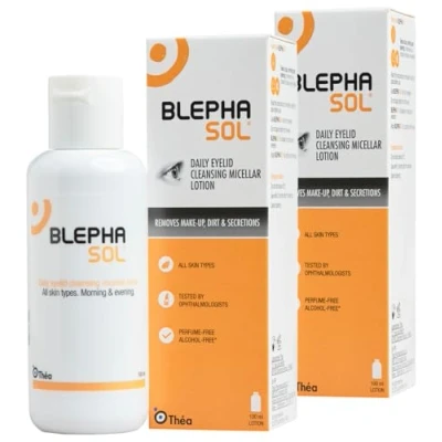 Afbeelding van Thea Blephasol Lotion voor gevoelige ogen en oogleden, 100 ml, 2 stuks
