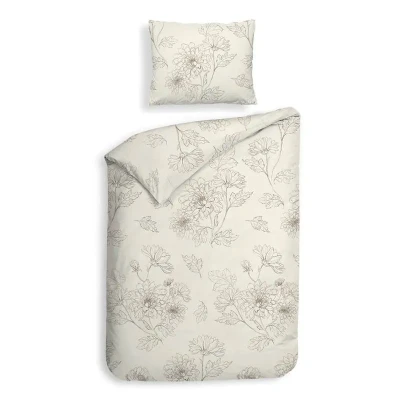 Afbeelding van Heckettlane Gigi Dekbedovertrek Eenpersoons 140x200/220 cm Off White