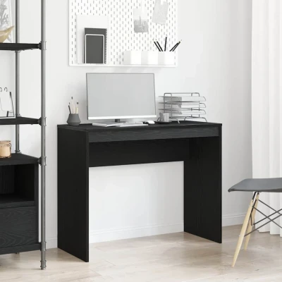 Afbeelding van vidaXL Bureau 90x40x72 cm spaanplaat zwart eikenkleurig