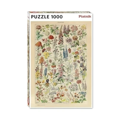 Afbeelding van Millot Bloemen: Puzzel met 1000 delen, afmetingen 68 x 48 cm
