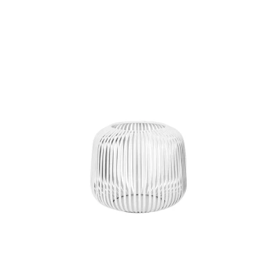 Afbeelding van BLOMUS LITO windlicht / lantaarn wit staal Ø20,5 cm Small
