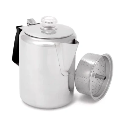 Afbeelding van GSI Outdoors Glacier Stainless Percolator 9 Kops Zilver Keukenapparaten