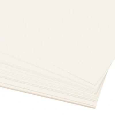 Afbeelding van Craftelier Dubbelzijdig karton, ideaal materiaal voor kaartprojecten, scrapbooking en knutselwerk, gewicht 250 g/m², afmetingen 30,5 x cm, kleur ivoorwit