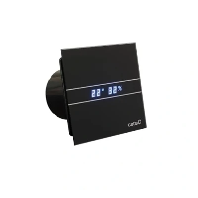 Afbeelding van Cata E 100 GT BK Badtrekker, timer, glas, zwart, 8 W