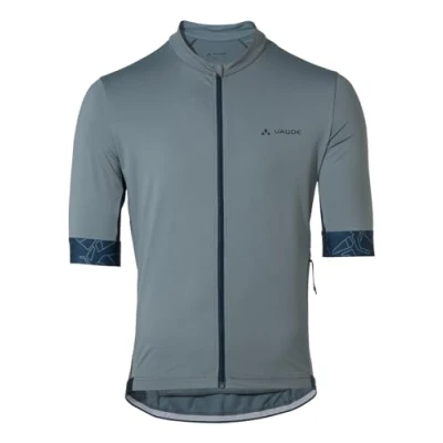 Afbeelding van Vaude Kura FZ Tricot II gravel fietsshirt korte mouwen blauw heren