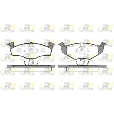 Afbeelding van ROADHOUSE 2609.10 Remblokkenset Vooras Met kleeffolie toebehoren, veer VOLKSWAGEN: Polo IV Hatchback, Fox III Hatchback