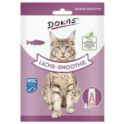 Afbeelding van 2x 120g Dokas zalmsmoothie kattensnacks