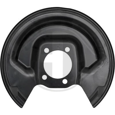 Afbeelding van DIEDERICHS 9894012 Stofplaat remschijf Achteras rechts TOYOTA: Yaris III Hatchback, II Hatchback