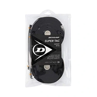 Afbeelding van Dunlop D Tac Super Overgrip 30 St. Zwart Grip Multi
