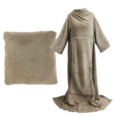 Afbeelding van Unique Living Plaid Snuggle Taupe 150x200cm