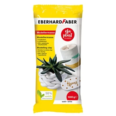 Afbeelding van Eberhard Faber EF 570101 Efaplast 1000 Gram Wit