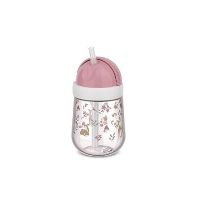 Afbeelding van Mepal Mio Little Dutch drinkbeker met rietje rietjesbeker voor kinderen vanaf 9 maanden Lekvrije drinkfles peuters Vaatwasmachinebestendig en BPA vrij 300 ml Fairy Garden