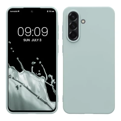 Afbeelding van kwmobile telefoonhoesje geschikt voor Samsung Galaxy A56 5G Hoesje smartphone Back cover in cool mint