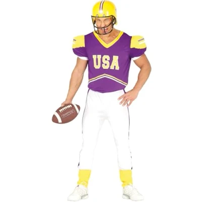 Afbeelding van Fiestas Guirca Quarterback USA paars L (52 54)