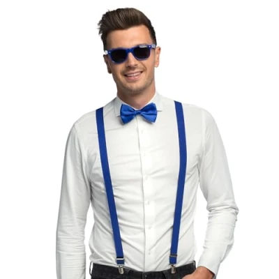 Afbeelding van Boland Accessoireset Blauw Volwassenen Unisex