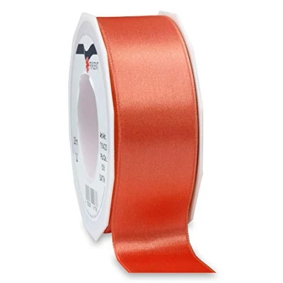 Image de Präsent Ruban satin Living Coral 40 mm de large, 25 m long, taupe, width, length, Sangle bagage