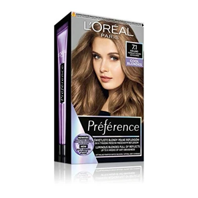 Afbeelding van L&#039;Oreal Recital Preference Hair Dye L 7.1 Icelande