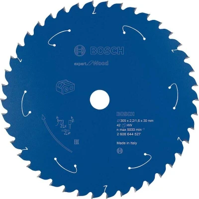 Afbeelding van Bosch Accessories 2608644527 Cirkelzaagblad 305 x 30 mm Aantal tanden: 42 1 stuk(s)