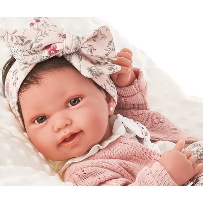 Afbeelding van Antonio Juan volvinyl babypop meisje met haar 42 cm