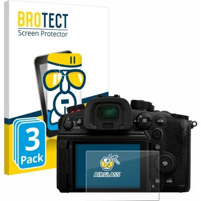 Afbeelding van BROTECT Screenprotector voor Panasonic Lumix DC GH7 Folie Beschermfolie Beschermglas transparant (3 Stuks)