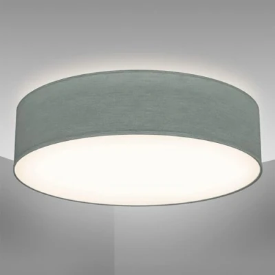 Afbeelding van B.K.Licht Plafondlamp Ø38cm grijs excl. 2x E27 lichtbronnen