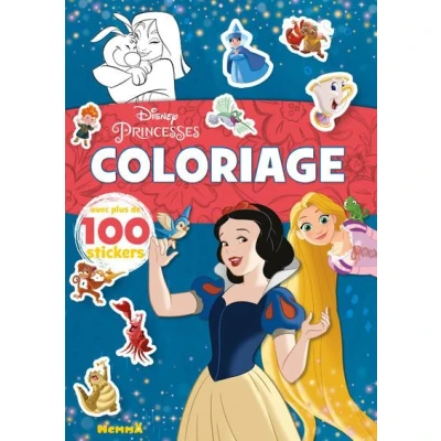 Image de Disney Princesses Coloriage avec plus de 100 stickers (Cendrillon et Tiana)