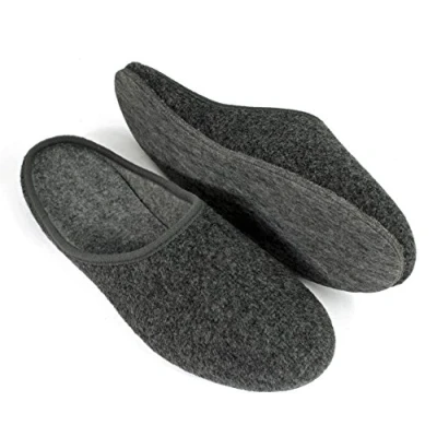 Afbeelding van Heren vilten pantoffels grijs 41 EU