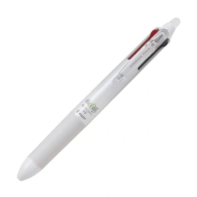 Afbeelding van Pilot Frixion Ball Knock LKFB 80EF W Gelpen, wit, 4 stuks