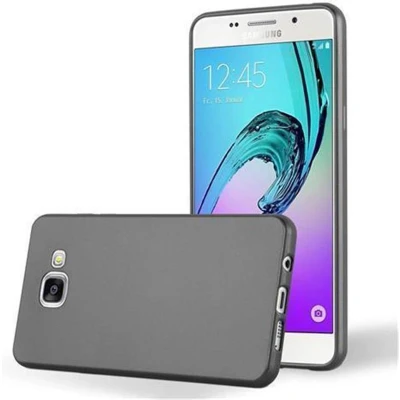 Afbeelding van Cadorabo Hoesje geschikt voor Samsung Galaxy A3 2016 in METALLIC GRIJS Beschermhoes gemaakt van flexibel TPU silicone Case Cover