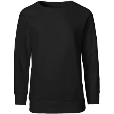 Afbeelding van Neutral Classic Kinder Sweater Black 100% Biologisch Katoen maat 92/98