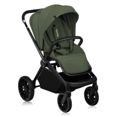 Afbeelding van LIONELO MIKA PLUS Poussette Enfant 6 48 Mois jusqu&#039;à 22 kg, Dossier et Repose Pieds Réglables, Amortissement, Roues Rotatives PU 360 Cabine Étanche XXL, UPF50+