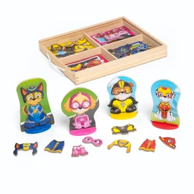 Afbeelding van Melissa &amp; Doug PAW Patrol Magnetische houten speelfiguren (64 delig)