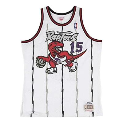 Afbeelding van Mitchell &amp; Ness NBA Toronto Raptorsvince Carter Swingman Fanartikel, Heren, Maat: XL, White/white