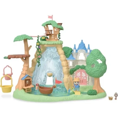 Afbeelding van Sylvanian Families 5761 Geheime bos waterval set inclusief 1 fluweelzachte baby speelfiguur