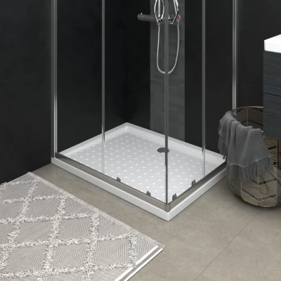 Afbeelding van Douchebak met noppen 90x70x4 cm ABS wit