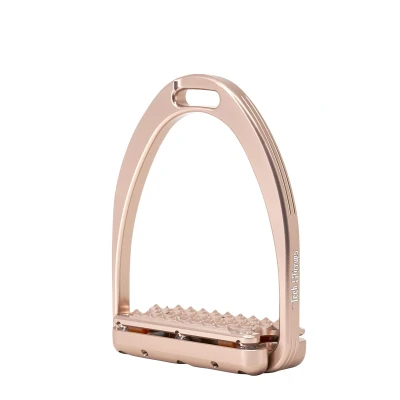 Image de Tech Stirrups Étriers Capri Plus Dressage Or Rose