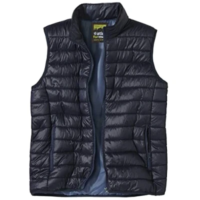 Afbeelding van ATLAS FOR MEN Praktisch gewatteerd vest, verkrijgbaar in grote maten van M tot 5XL, Blauw