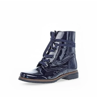 Afbeelding van Gabor Korte laarzen, Dames, Maat: 37, Blau Lak